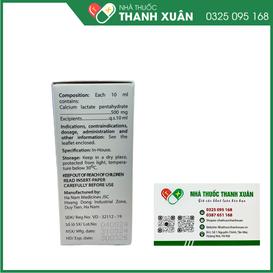 Thuốc Grow-F chứa canxi tăng chiều cao, chữa bệnh còi xương
